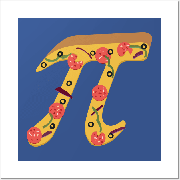 Pizza Pi Wall Art by ClarkStreetPress